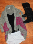 billabong sweater and roxy boots