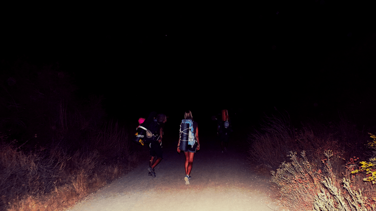 San Gabriel mountains night hike