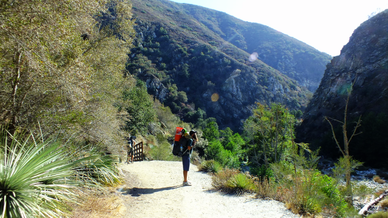 San Gabriel mountains night hike